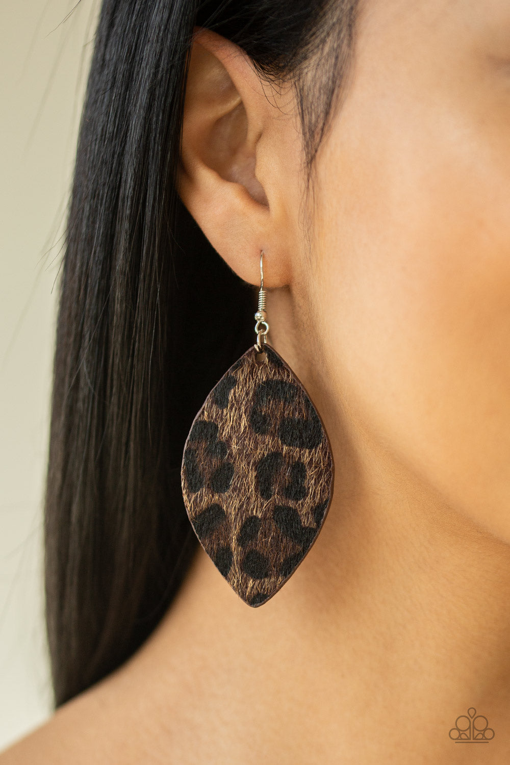 Grr-irl Power! - Brown - Paparazzi Earrings