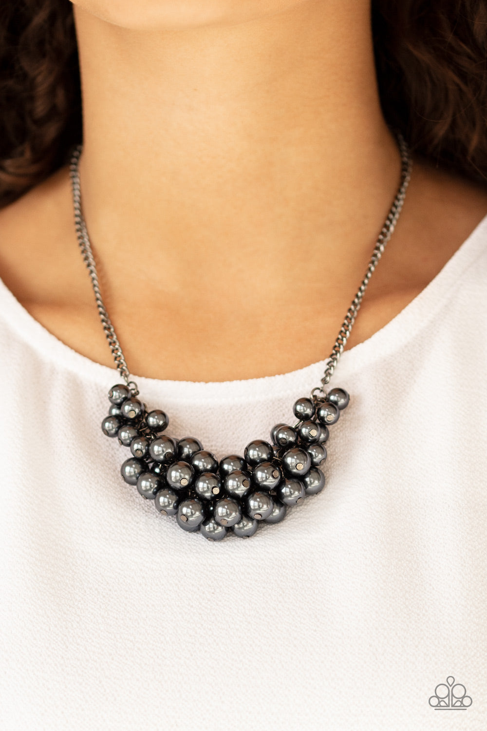 Grandiose Glimmer - Black - Paparazzi Necklace