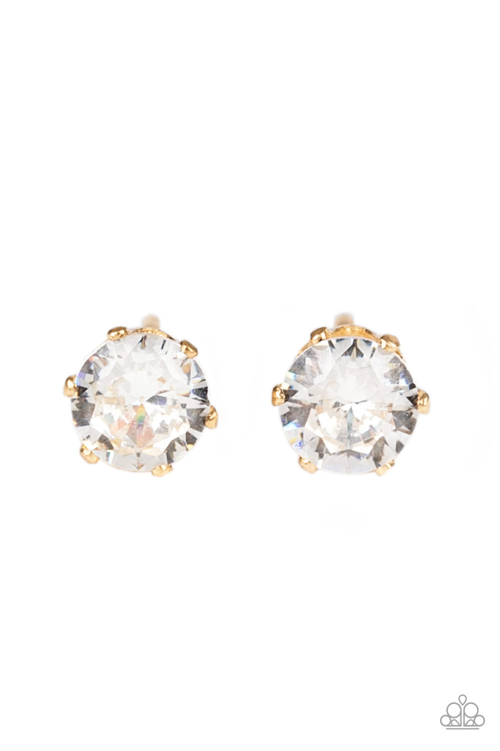 Delicately Dainty - Gold - Paparazzi Earrings