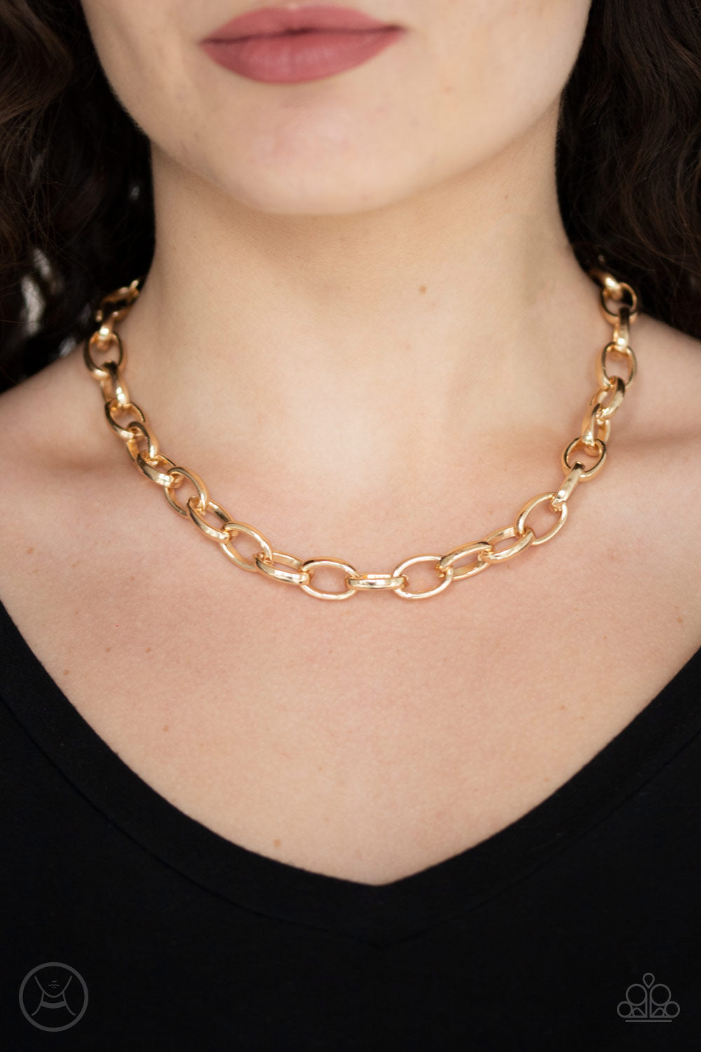 Urban Uplink - Gold - Paparazzi Necklace