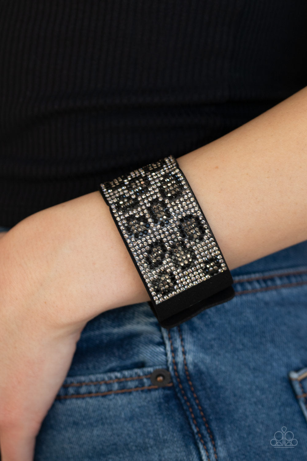 Cheetah Couture - Silver Snap Bracelet