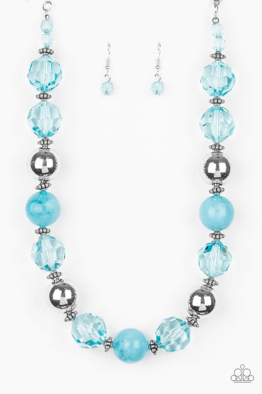 Very Voluminous - Blue Necklace