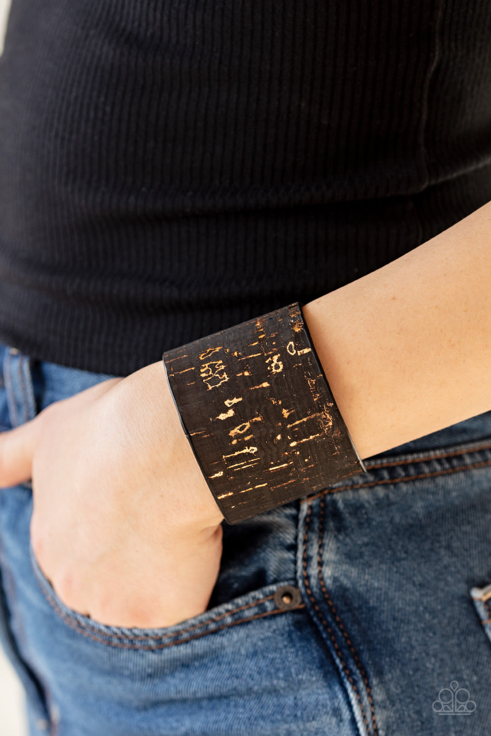 Up To Scratch - Black - Paparazzi Bracelet