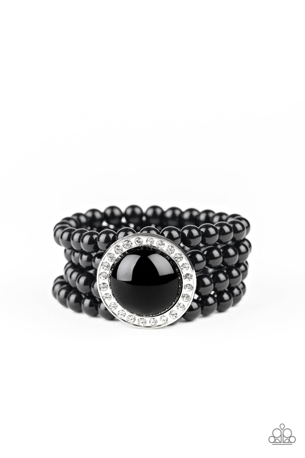 Top Tier Twinkle - Black - Paparazzi Bracelet