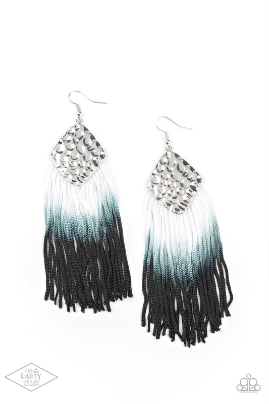 Dip In - Black - Paparazzi Earrings