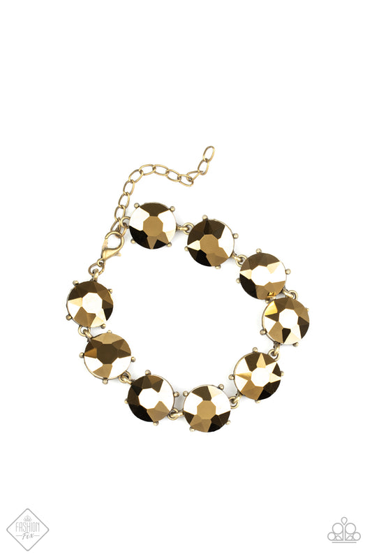 Fabulously Flashy - Brass Bracelet