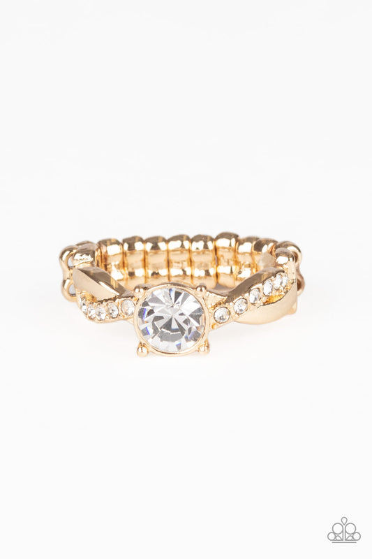 Prim and Proper - Gold - Paparazzi Ring