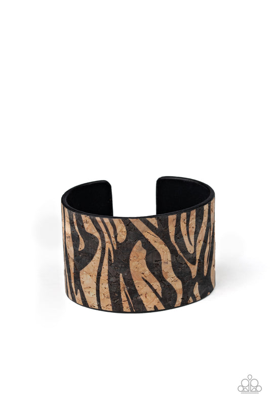 Zebra Zone - Black - Paparazzi Bracelet