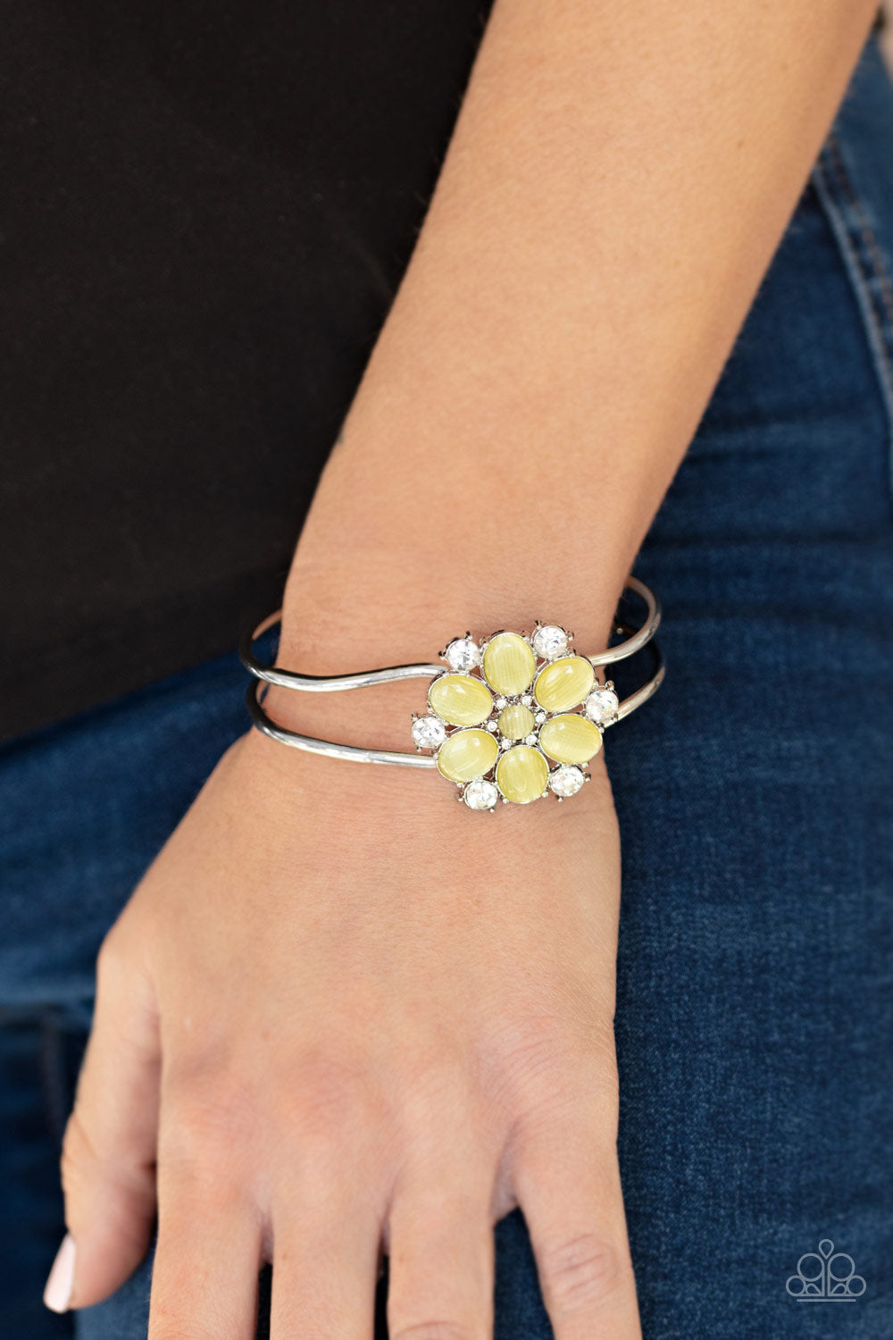 Garden Extravagance - Yellow Hinge Bracelet