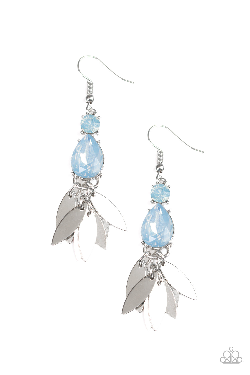 Tropical Tranquility - Blue - Paparazzi Earrings