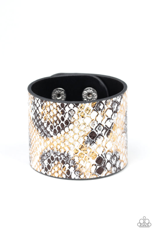 Serpent Shimmer - Multi Snap Bracelet