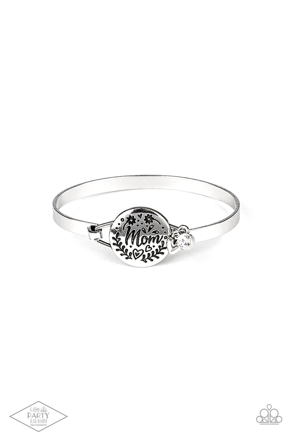 The Mom Life - Silver - Paparazzi Bracelet