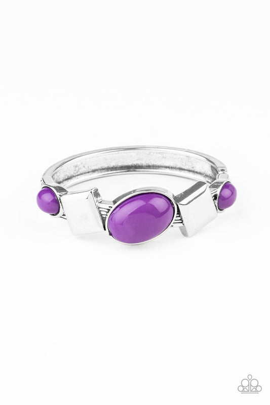 Abstract Appeal - Purple - Paparazzi Bracelet