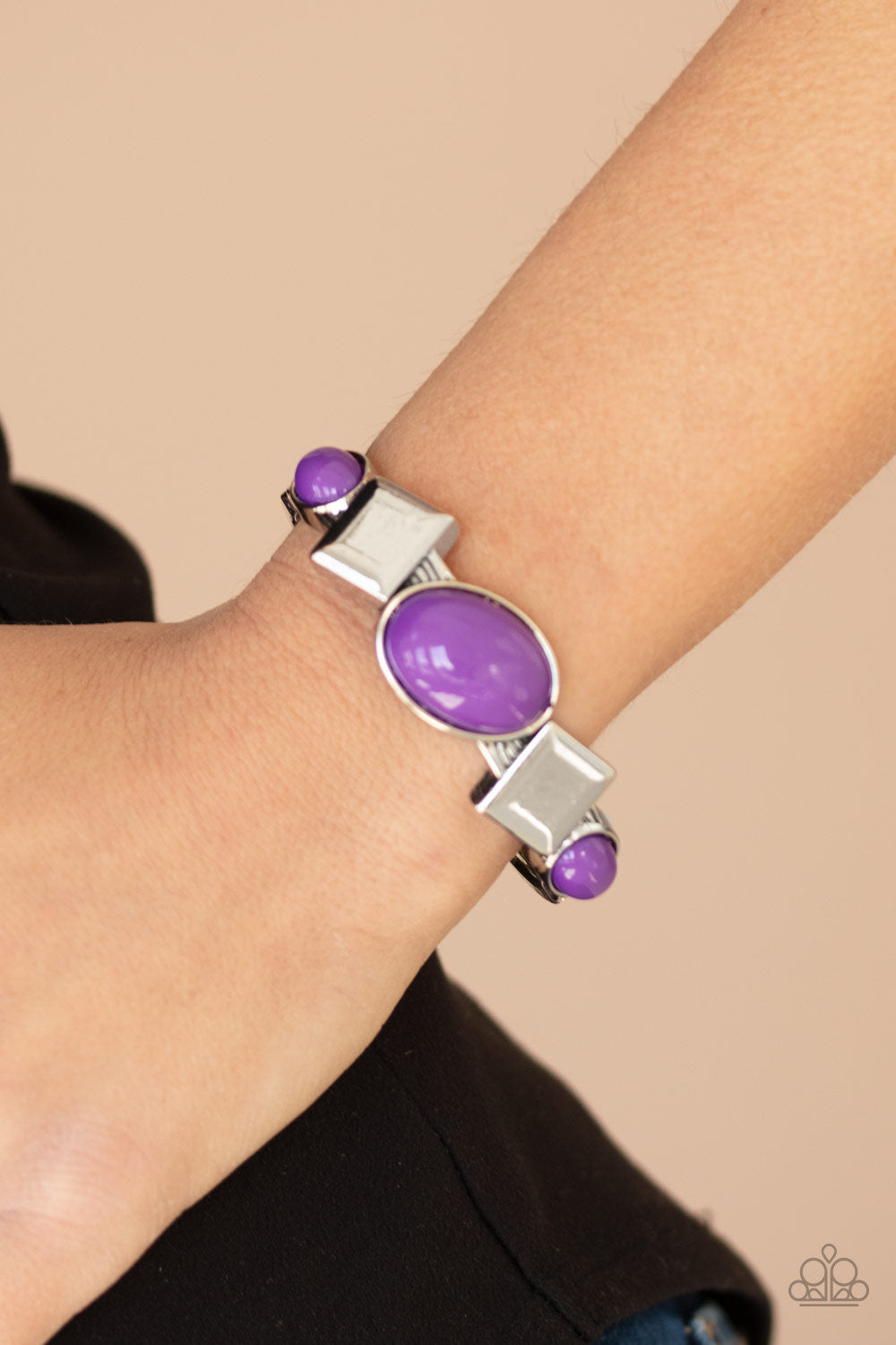 Abstract Appeal - Purple - Paparazzi Bracelet