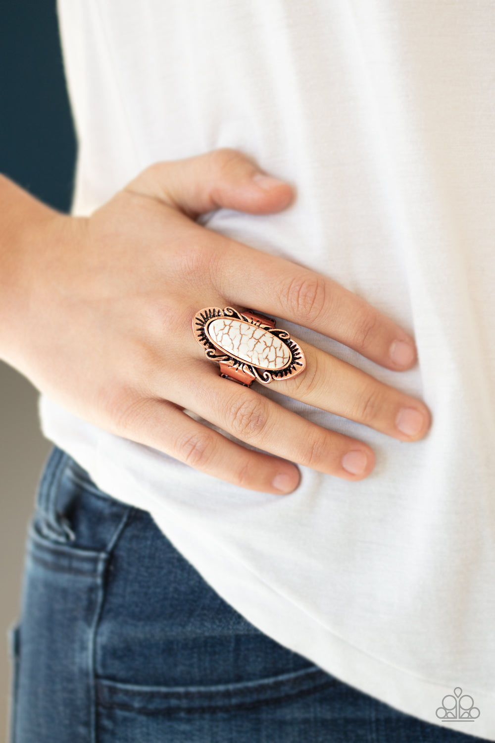 Mineral-Monger - Copper -Paparazzi Ring