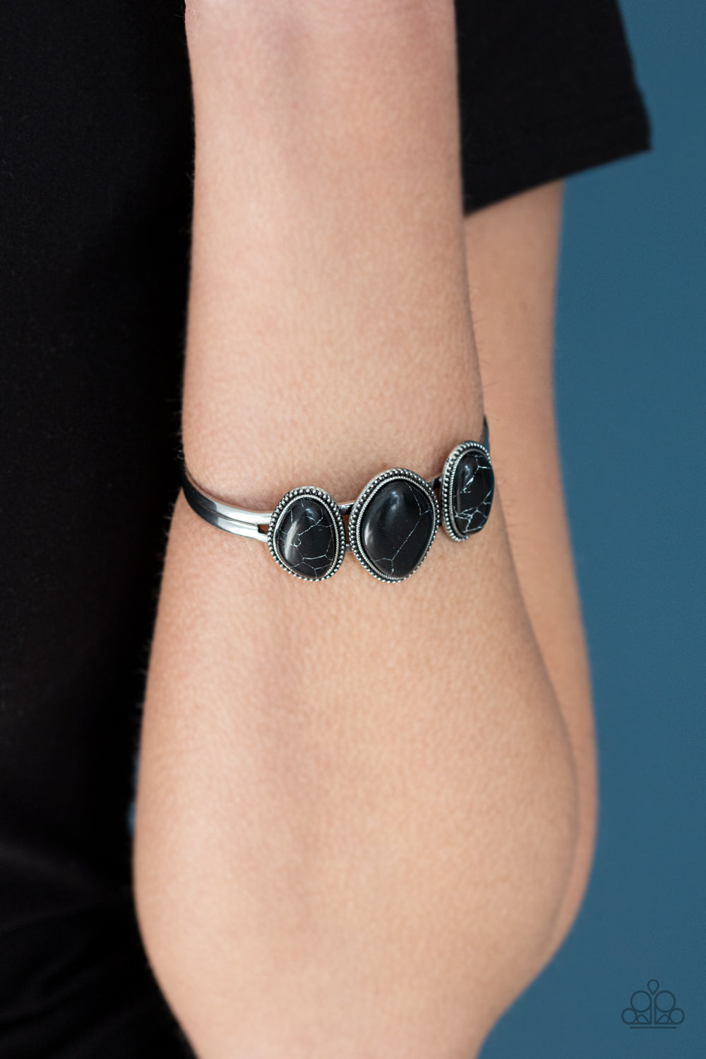 Stone Shrine - Black - Paparazzi Bracelet