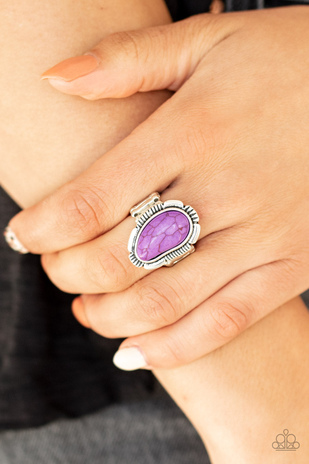 Mineral Mood - Purple - Paparazzi Ring