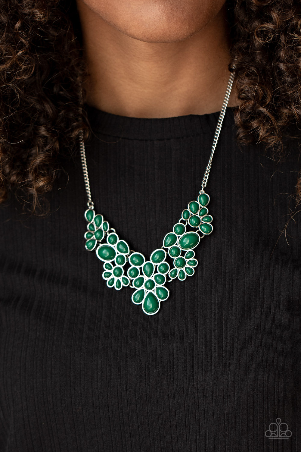 Bohemian Banquet - Green - Paparazzi Necklace