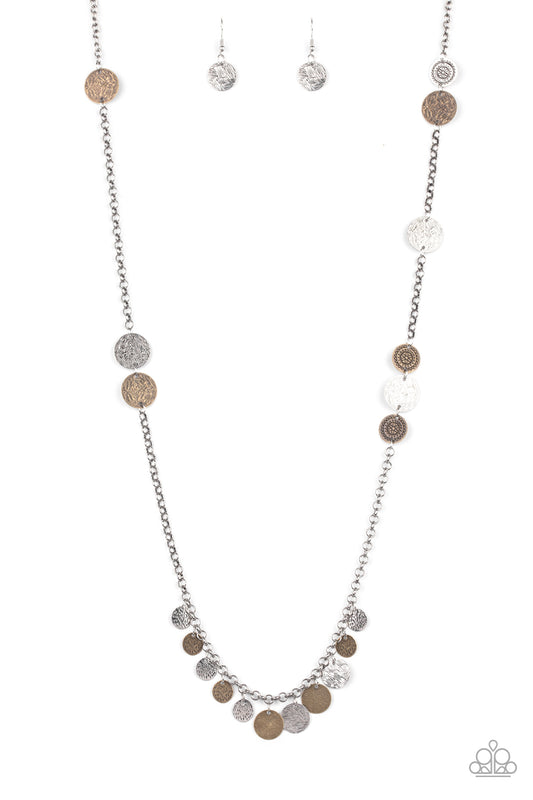 Trailblazing Trinket - Multi - Paparazzi Necklace