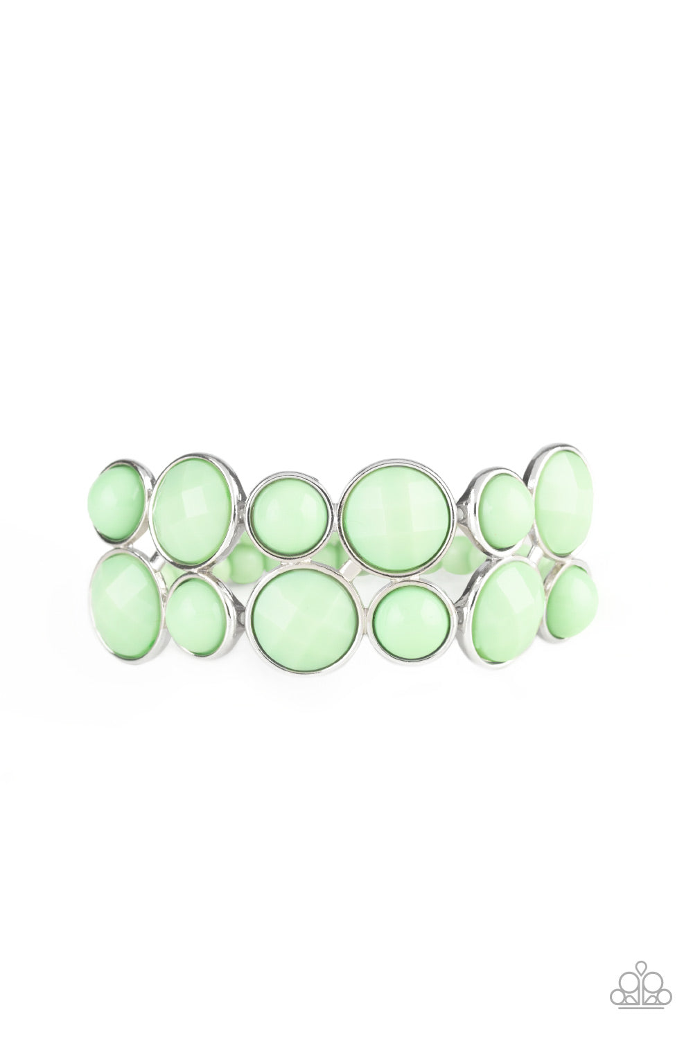 Confection Connection - Green Stretch Bracelet