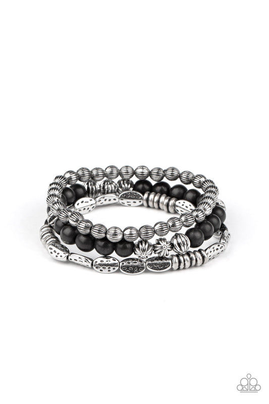 Trail Mix Mecca - Black - Paparazzi Bracelet