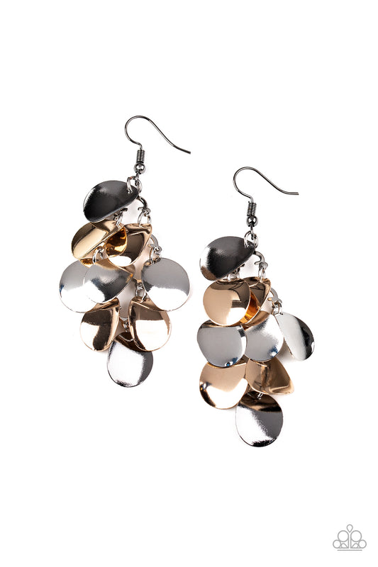 Resplendent Reflection - Multi - Paparazzi Earrings