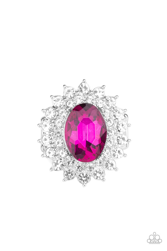 Secret Garden Glow - Pink - Paparazzi Ring