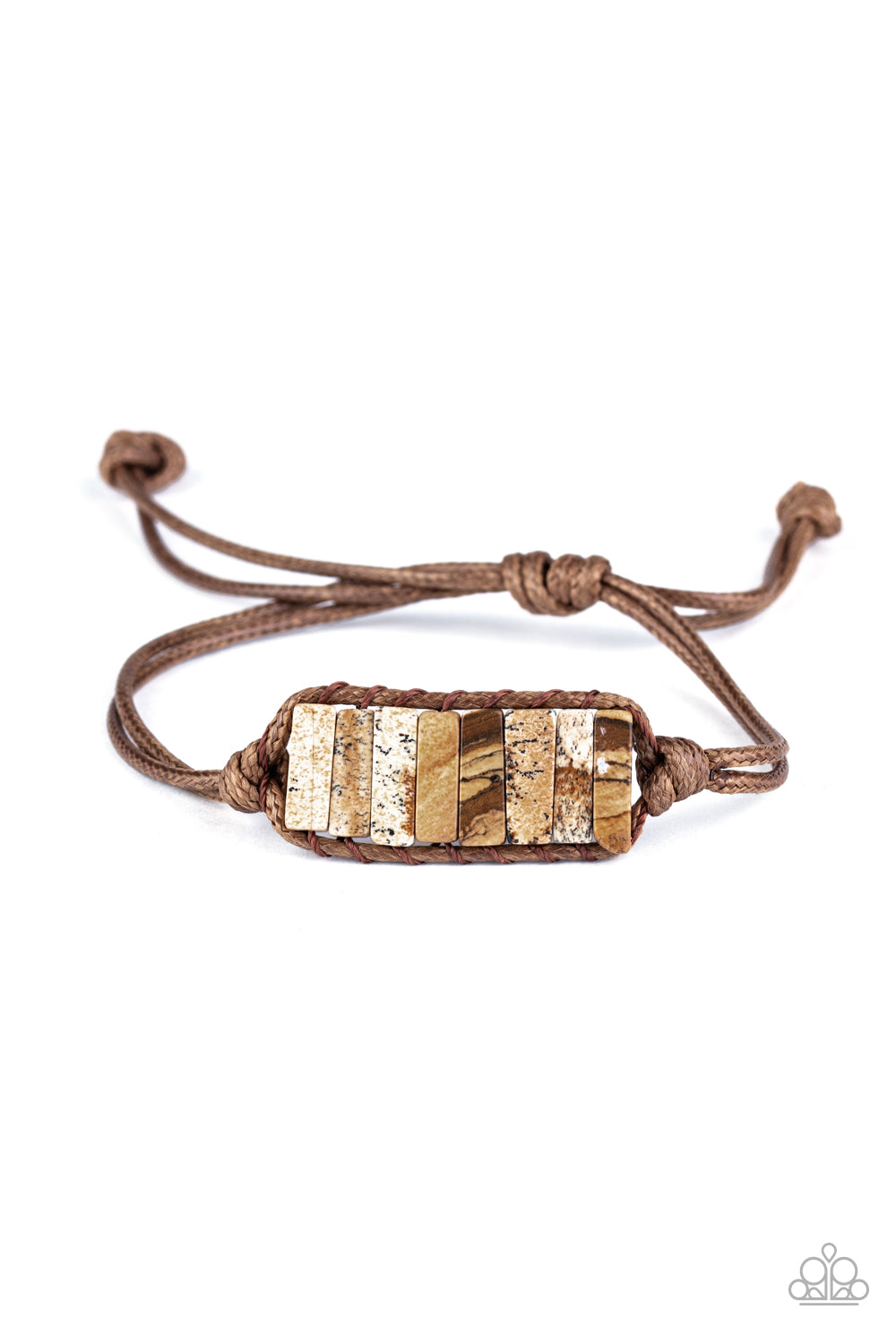 Canyon Warrior - Brown - Paparazzi Bracelet