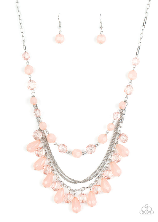 Awe-Inspiring Iridescence - Pink - Paparazzi Necklace