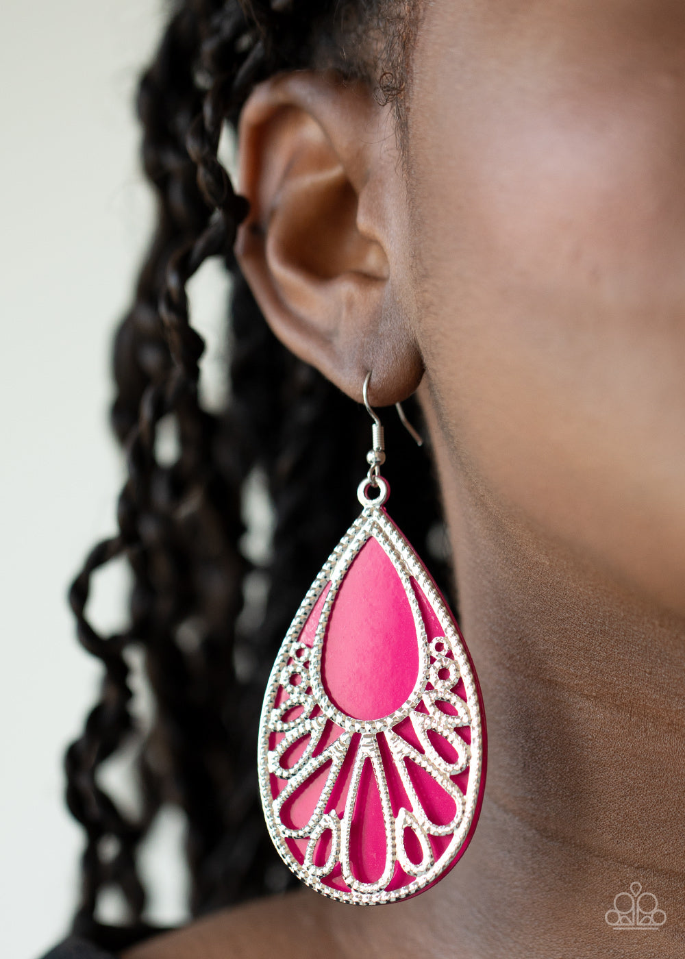 Loud and Proud - Pink - Paparazzi Earrings