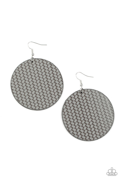 Weave Your Mark - Silver Earrings