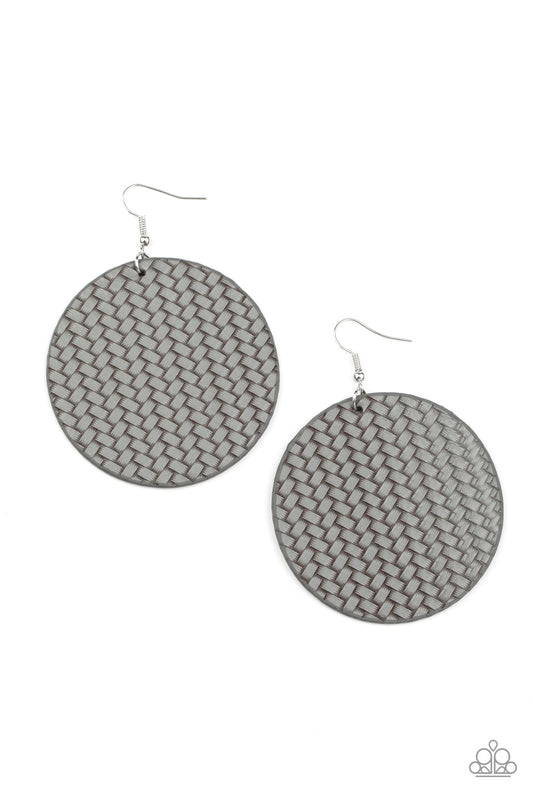 Weave Your Mark - Silver Earrings