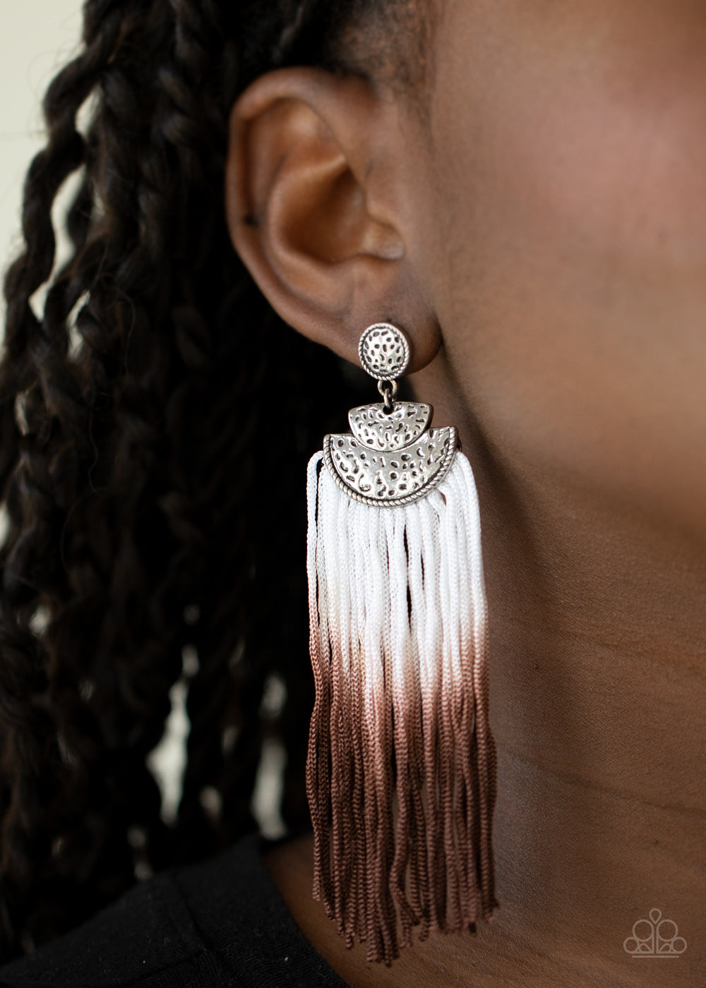 DIP It Up - Brown - Paparazzi Earrings