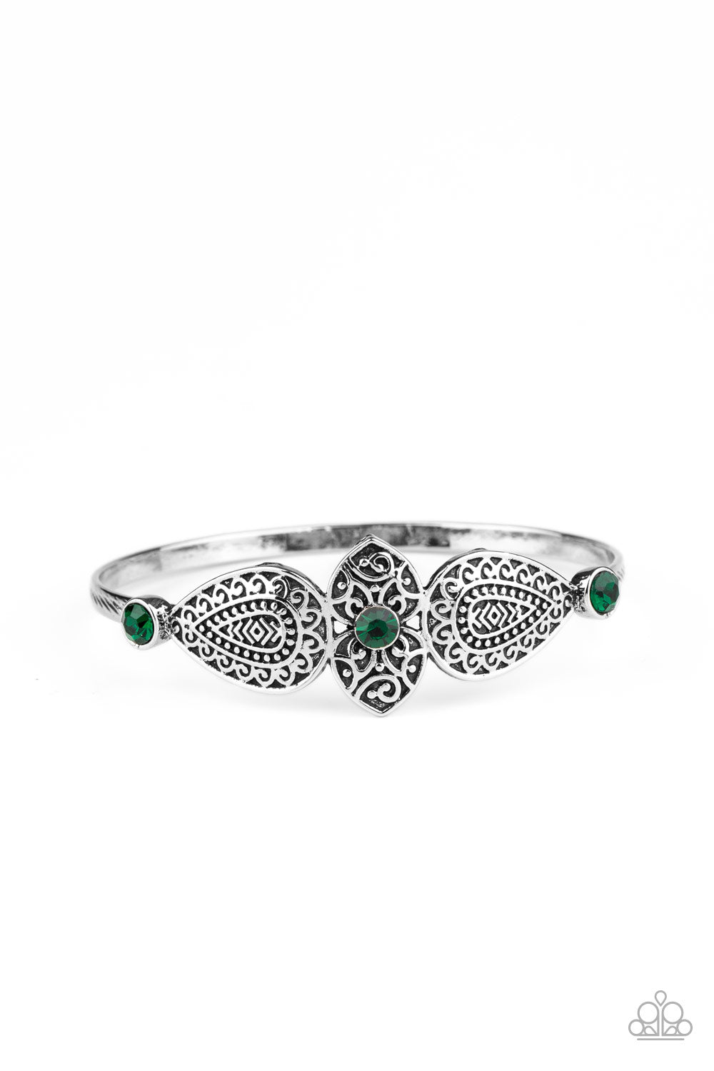 Flourishing Fashion - Green - Paparazzi Bracelet