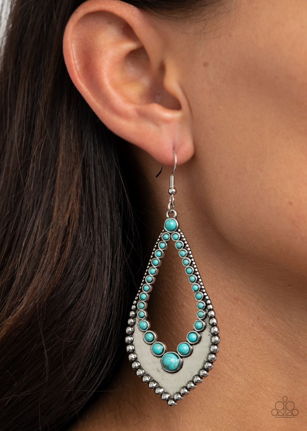 Essential Minerals - Blue - Paparazzi Earrings