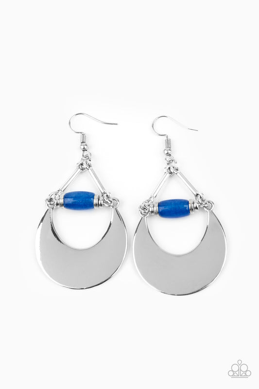 Mystical Moonbeams - Blue - Paparazzi Earrings