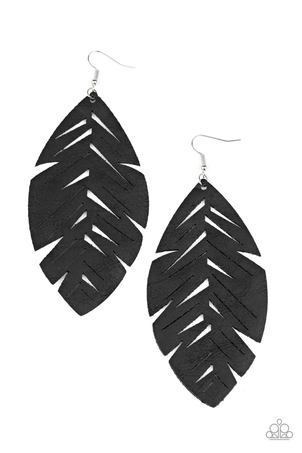 I Want To Fly - Black - Paparazzi Earrings