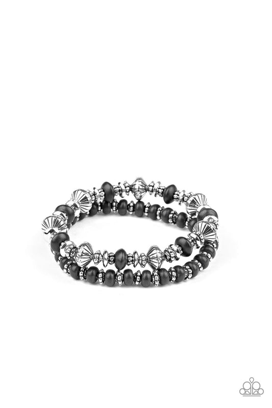 Cactus Quest - Black - Paparazzi Bracelet