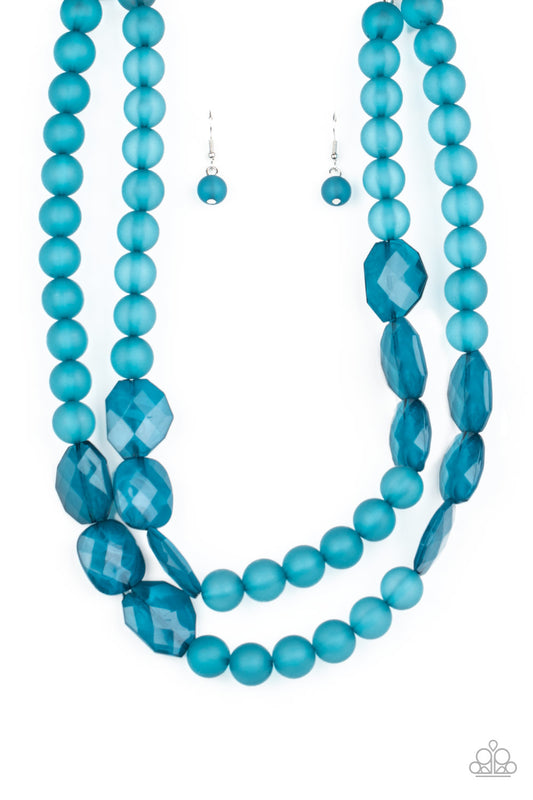 Arctic Art - Blue - Paparazzi Necklace