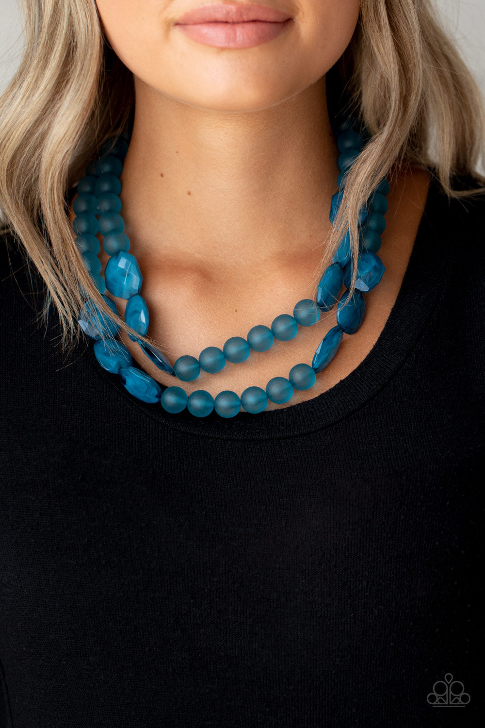 Arctic Art - Blue - Paparazzi Necklace