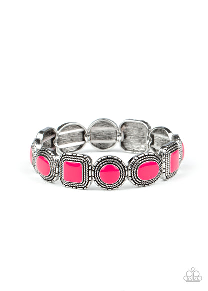 Vividly Vintage - Pink - Paparazzi Bracelet