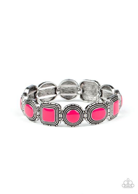 Vividly Vintage - Pink - Paparazzi Bracelet