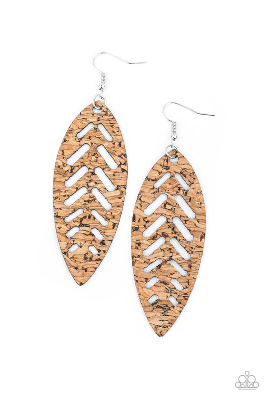 You're Such A Cork Fish Hook Earrings