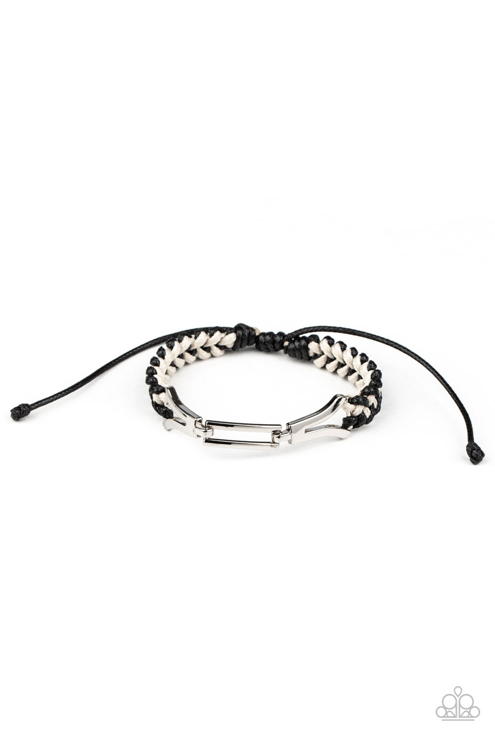 Bungee Bungalow - Black - Paparazzi Bracelet