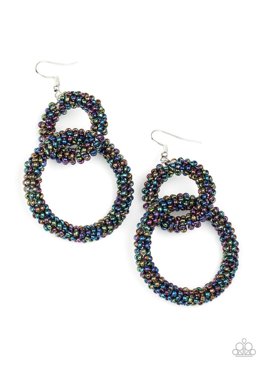 Luck BEAD a Lady - Multi - Paparazzi Earrings