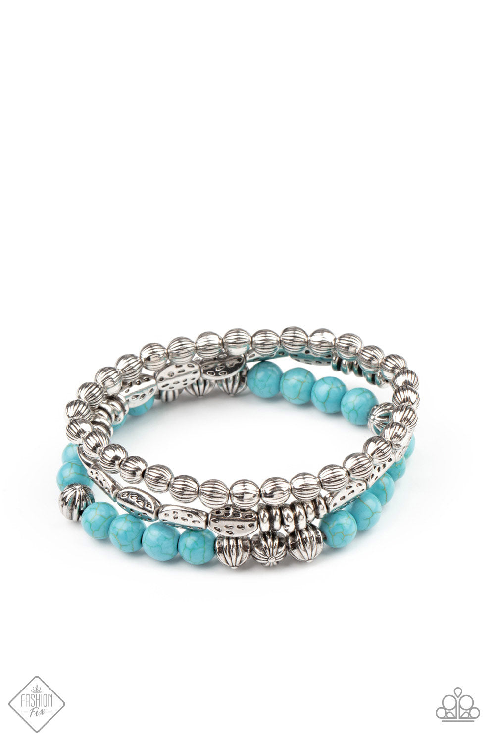 Trail Mix Mecca - Blue - Paparazzi  Bracelet