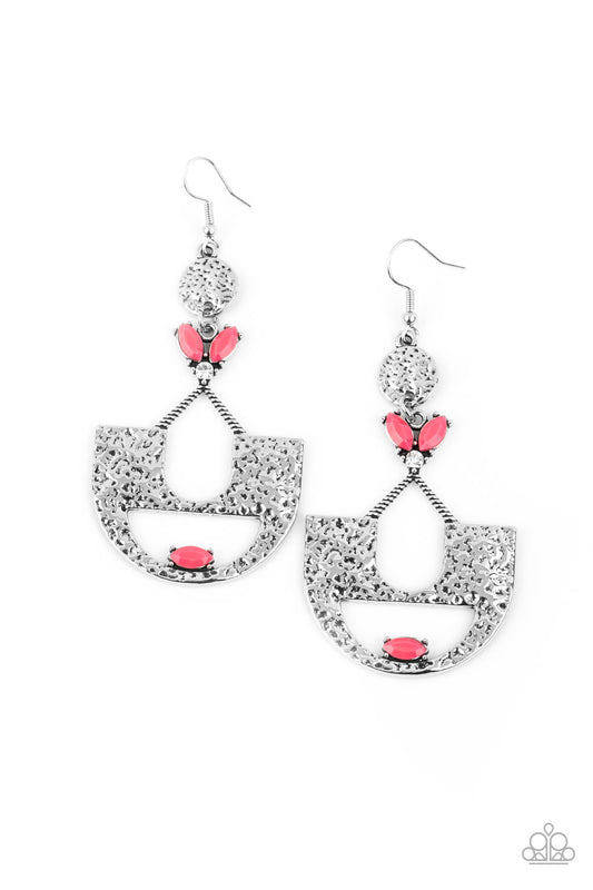 Modern Day Mecca - Pink - Paparazzi Earrings