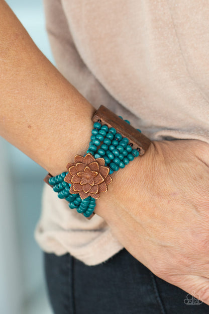 Tropical Sanctuary - Blue - Paparazzi Bracelet