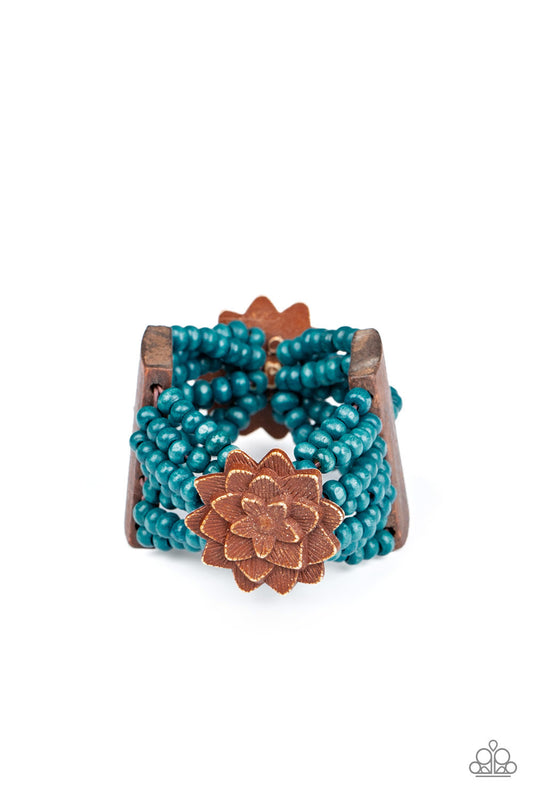 Tropical Sanctuary - Blue - Paparazzi Bracelet