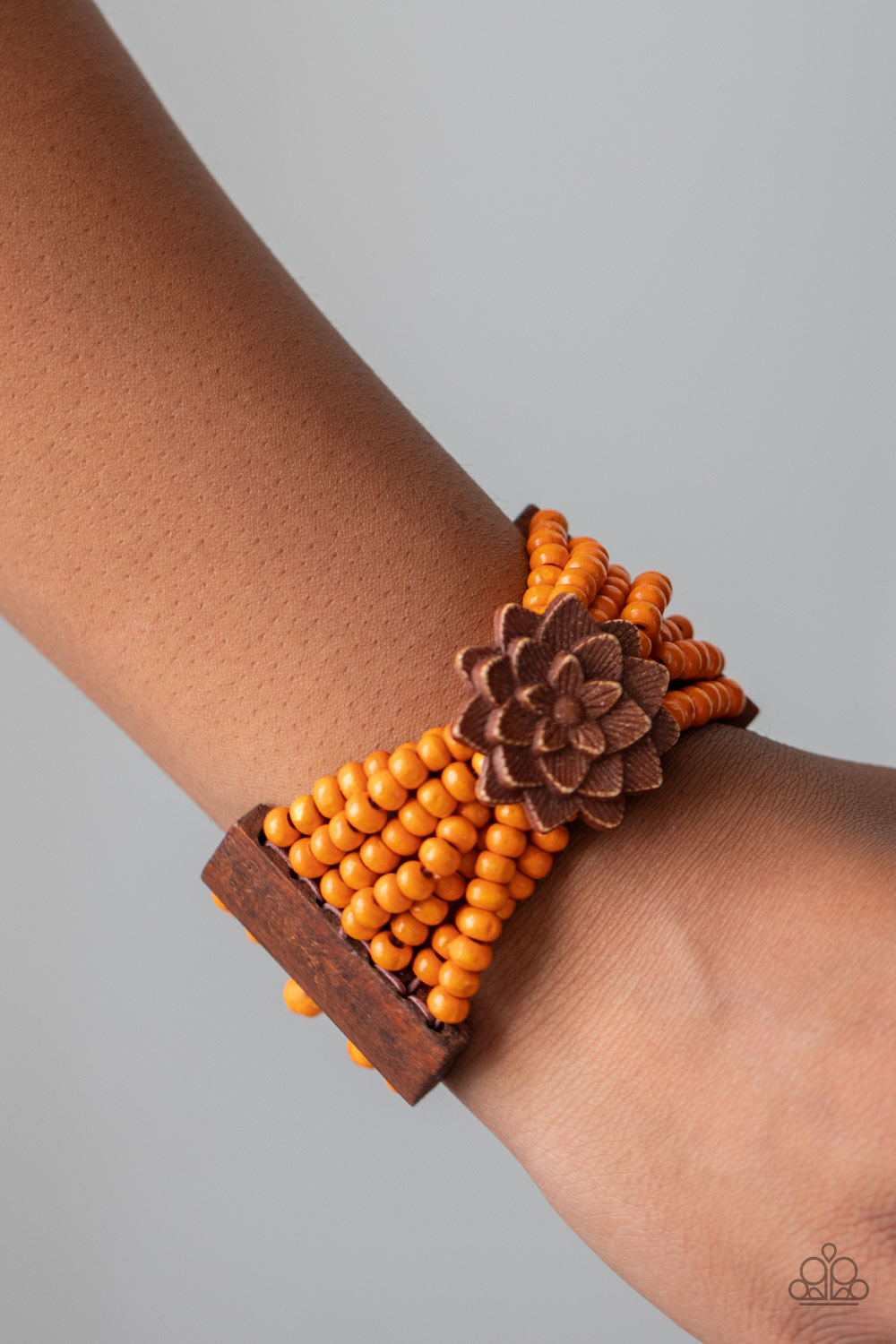 Tropical Sanctuary - Orange Paparazzi Bracelet